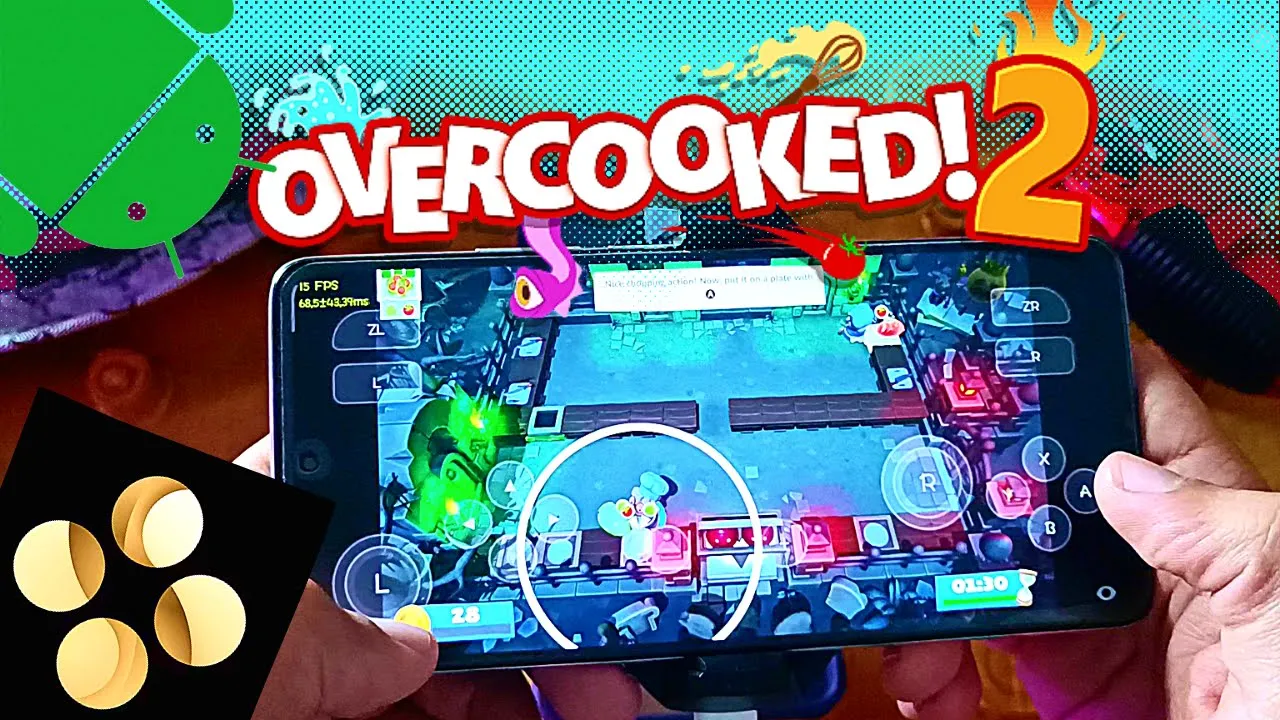 Overcooked 2 Skyline Android Gameplay - Skyline Emulator Edge - Skyline Edge Mali GPU
