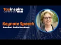 Keynote Speech from Professor Judith Freedman - Tax Inspire Conference 2021