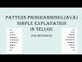JAVA PROGRAMMING - Half Rhombus Pattern in Java