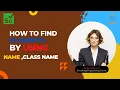 How to use name attribute and class name attribute in selenium How to use partial linktext