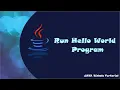 Java Sinhala Turtorial-Run Hello World Program - 04