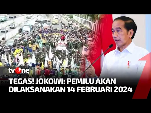 Jokowi Tegaskan Pemilu Digelar 14 Februari 2024