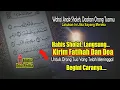 Download Lagu HABIS SHOLAT, LANGSUNG KIRIM FATIHAH KIRIM DOA UNTUK ORANG TUA YANG TELAH MENINGGAL, BEGINI CARANYA