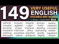 149 VERY USEFUL English Vocabulary Words with Meanings and Phrases Improve Your English Fluency