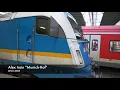 "Alex" train from Munich to Hof - with Siemens ES64U4-G locomotive
