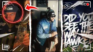 BIGGEST SEATTLE SEAHAWKS FAN WATCHING HIS TEAM GET PAYBACK IN THE SUPERBOWL!!!