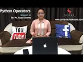 Python Operators Session 13 By
