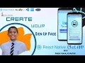 React Native Chat Application Sign Up Sinura Wahalathanthri Java Institute