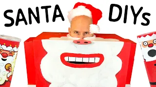 5 Christmas Craft Ideas with Santa 🎅🎄DIY Christmas Decoration Ideas for Kids