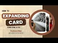 Expanding Cards Using HTML CSS Interactive Card UI Design Frontend Mini Project