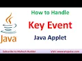 How to handle Key Events in Java Key Listener in Java Keyboard Events in Java by Mahesh Huddar