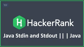 Java Stdin and Stdout Hacker Rank Solution in Java