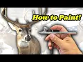 How to Paint A Deer Mount PLUS Airbrush Colors With Links to Buy SUPER EASY Whitetail Taxidermy