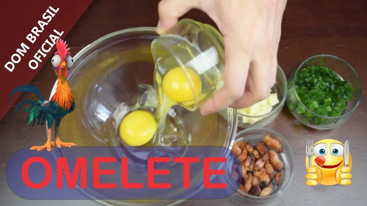 APRENDA A FAZER O OMELETE TRADICIONAL DELICIOSO E FÁCIL PARA IMPRESSIONAR GERAL