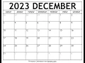 How to get free printable December 2023 calendar - Axnent