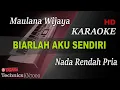 Download Lagu MAULANA WIJAYA - BIARLAH AKU SENDIRI ( NADA RENDAH ) || KARAOKE