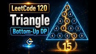LeetCode 120 Triangle in less than 5 minutes Dynamic Programming