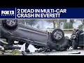 Two people dead after multi-car crash in Everett WA FOX 13 Seattle
