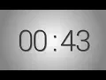 43 Seconds countdown Timer - Beep at the end Simple Timer forty-three sec
