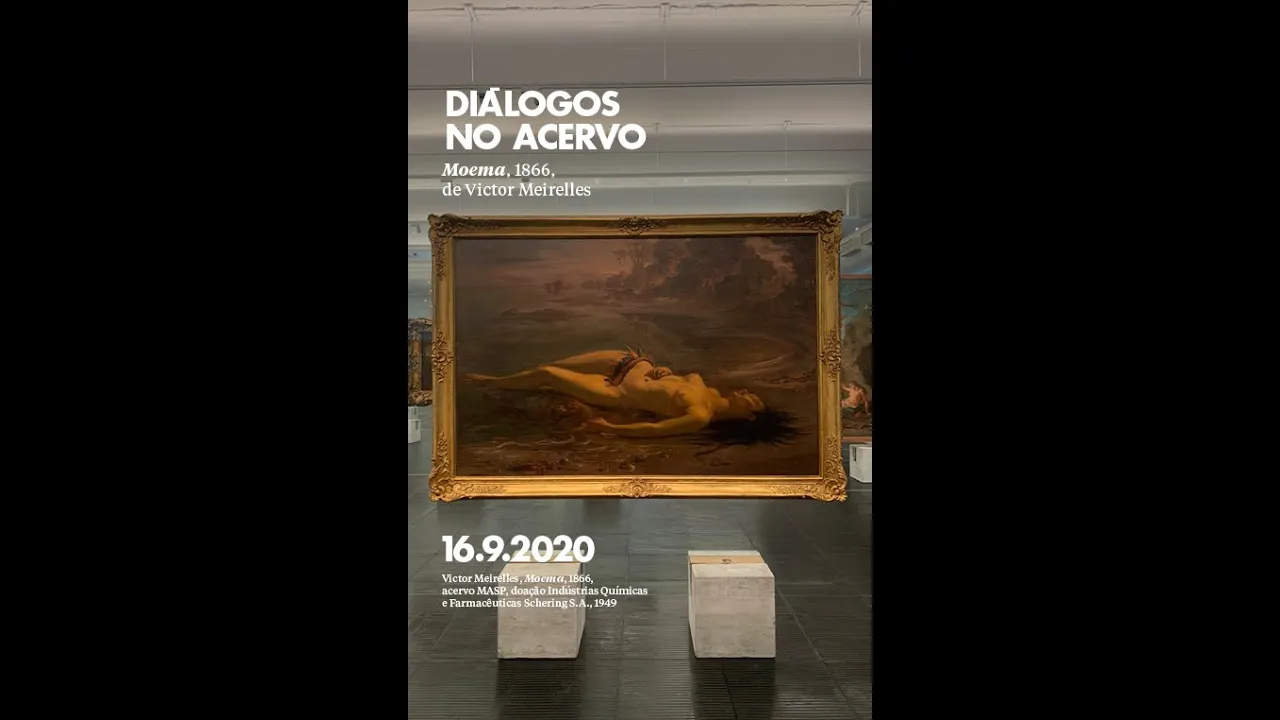 Diálogos no Acervo - Moema, de Victor Meirelles