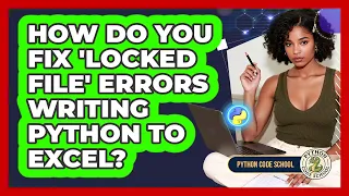 How Do You Fix locked File Errors Writing Python To Excel - Python Code School