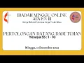 Download Lagu IBADAH NATAL SEKOLAH MINGGU ONLINE GMI SUNGAI YORDAN - MINGGU 11 DESEMBER 2022