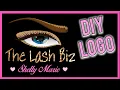 How to Make an EYE LASH Business Logo for FREE in Microsoft Powerpoint - Eyelash Business Logo