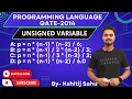 Programming Language GATE-2014 Problem Solution