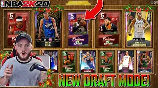 I played the NEW Christmas DRAFT MODE on 2K MT Central HIGHEST OVERALL DRAFT NBA 2K20 MYTEAM