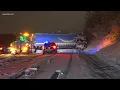 Snow causes I-270 traffic mess in Frederick County