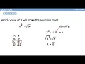 GED Math - NO CALCULATOR