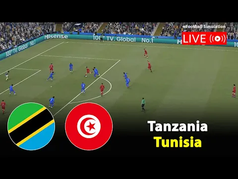 Video Thumbnail: 🔴Live- Tanzania vs Tunisia | Africa Cup of Nations 2025 Match | PES21 Game Simulation