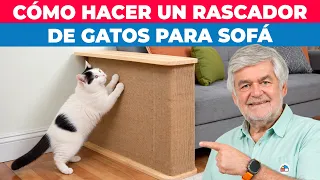 Cómo hacer un rascador de gatos para el sofá