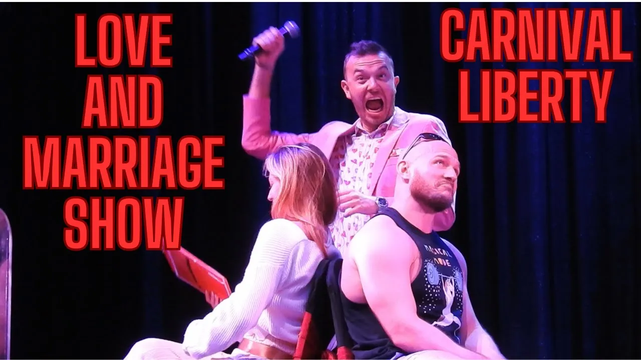 The Love and Marriage Show on the Carnival Liberty Cruise from Port Canaveral to Bimini Bahamas