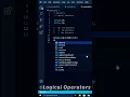 Logical Operators In JavaScript use f Logical Operators In Coding