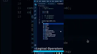Logical Operators In JavaScript use f Logical Operators In Coding