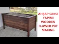 Download Lagu Ahşap saksı yapımı // Wooden flower pot making.