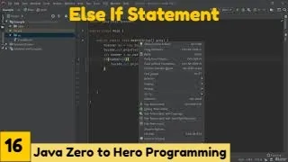Else if Statement Java 2021Complete Java MasterClass Zero to Hero Programming Udemy Course