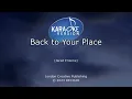 October London - Back To Your Place [Karaoke Version]