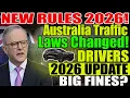Driving in Australia 2026 All New Traffic Laws Penalties Explained