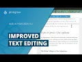 Improved inline text editor