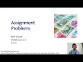 Week7 2 Assignment Problems Hungarian Method