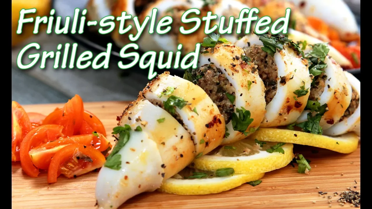 How to Make Friuli-style Stuffed Grilled Squid   Share Food Singapore