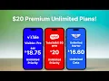 20 Unlimited Premium Data Plans Are HERE