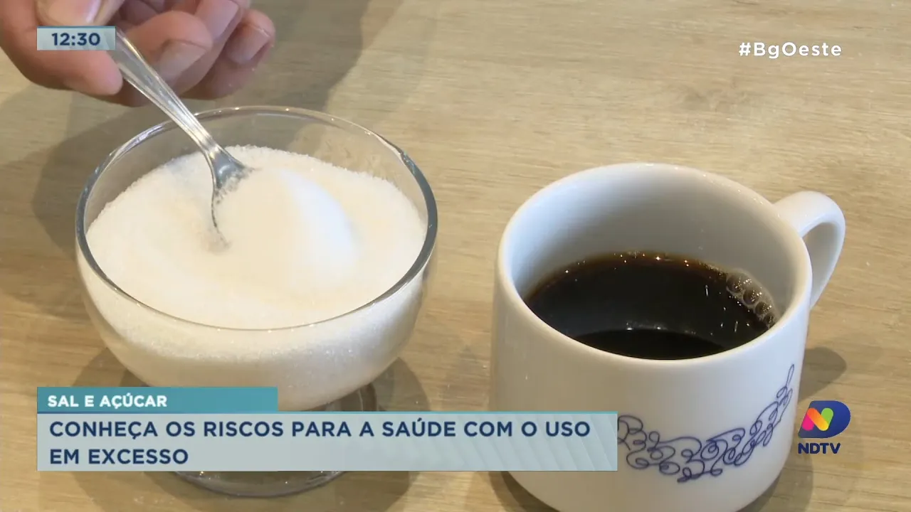 Sal e Açúcar: Conheça os riscos para a saúde com o uso em excesso