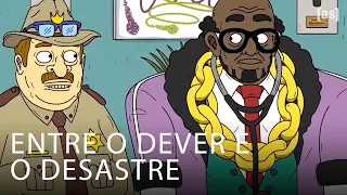 entre o dever e o desastre momma named me sheriff adult swim brasil