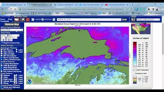 NOAA s Interactive Snow Map tutorial