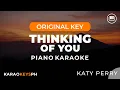 Download Lagu Thinking Of You - Katy Perry (Piano Karaoke)
