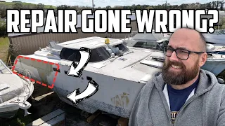 ⛵️ Failed repair? Now what? Hurricane-damaged catamaran Ep616