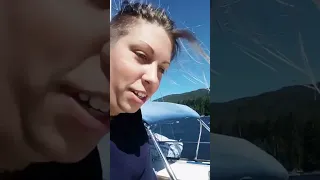 Broken but never defeated                                             #sailing #solotravel #weather